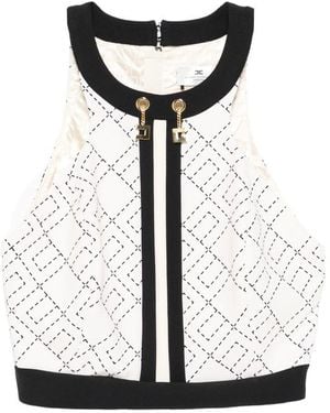 Elisabetta Franchi Tops - Black