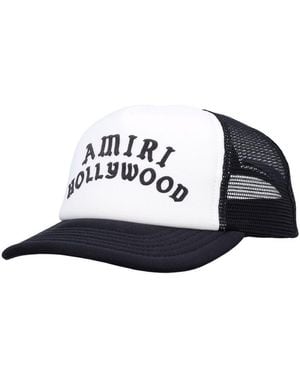 Amiri Hollywood Trucker Hat - White