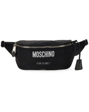 Moschino Pouch With Logo - Black