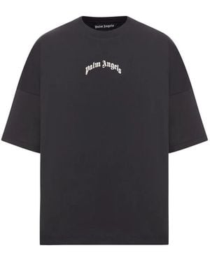 Palm Angels｜SHORT-SLEEVED ROUND NECK T-SHIRTS (PMAA088E T-Shirts & Polo for men | Palm Angels®