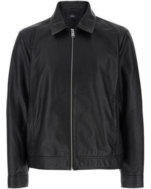 Arma Wani' Jacket With Classic Collar - Black