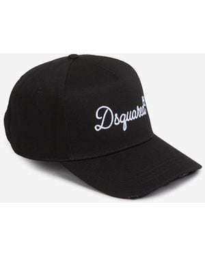 DSquared² Embroidered Logo Cap - Black