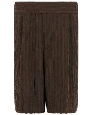 Dries Van Noten 'Plato' Bermuda Shorts - Brown