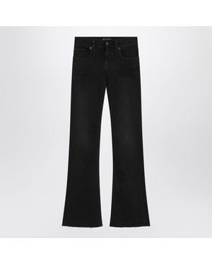 デニム・ジーパン BALENCIAGA Women Denim Pants 810788TQW833207 Black Women's Straight Fit Pants in Black | Balenciaga US