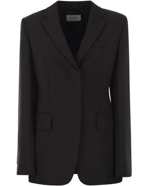 Sportmax Ranghi - Stretch Wool Blazer - Black