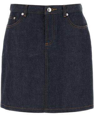 A.P.C. Jupe Sta - Blue