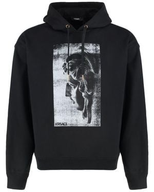 Versace Cotton Hoodie - Black