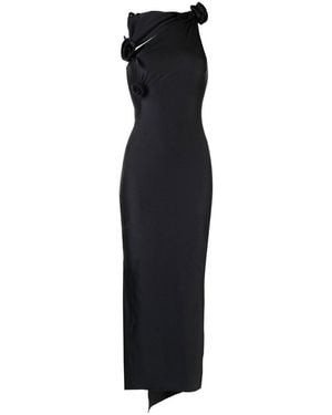 Coperni Flower Gown - Black
