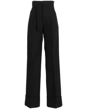 CAPASA MILANO Check Trousers - Black
