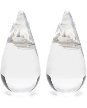 Monies "Nia" Earrings Accessories - White