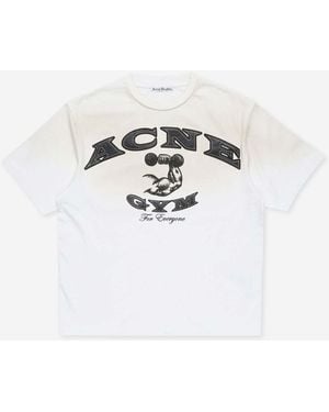 Acne Studios Round Neck T-Shirt - White