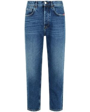 AMISH 'jeremiah' Blue Cotton Jeans