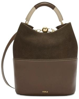Furla Sfera S Bucket Bag 26 Bags - Brown