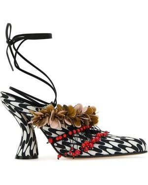 Dries Van Noten Scarpe Con Tacco - Metallic