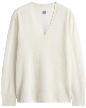TOTEME Cashmere Sweater - White