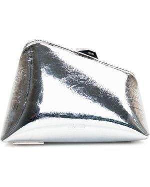 The Attico Clutch Midnight - Metallic