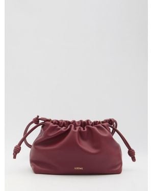 Loewe Medium Flamenco Purse Bag - Purple