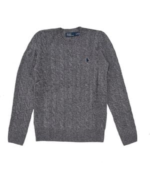 Ralph Lauren Julianna-Long Sleeve-Pullover - Grey
