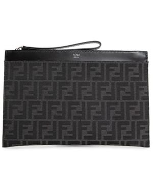 Fendi Clutches & Pouches - Black