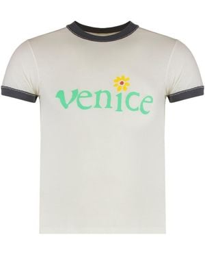 ERL Cotton Crew-Neck T-Shirt - White