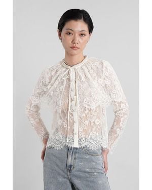 Self-Portrait Topwear - White