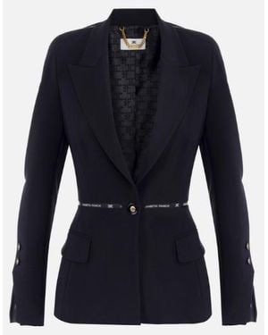 Elisabetta Franchi Jackets - Blue