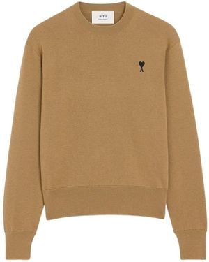 Ami Paris Jumper Adc - Natural