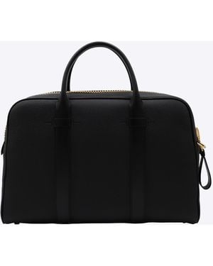 Tom Ford Leather Shoulder Bag - Black