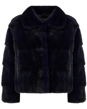 OLIVIA V. Furs - Blue