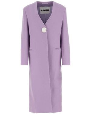 Jil Sander Coats - Purple