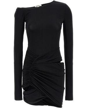 Nensi Dojaka Asymmetrical Dress - Black