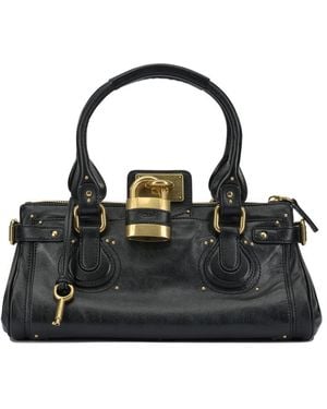 Chloé "Paddington" Shoulder Bag - Black