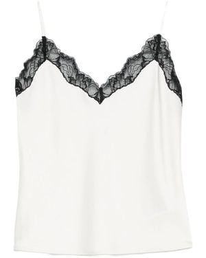 Calvin Klein Matte Satin Cami - White