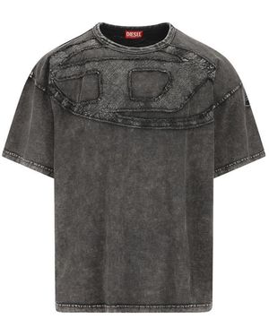 DIESEL T-Shirt And Polo Shirt - Grey