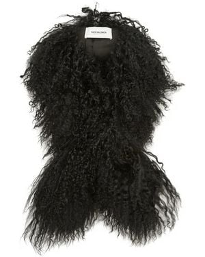 Yves Salomon Scarves - Black