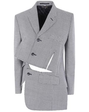 Comme des Garçons Cropped Jacket - Gray