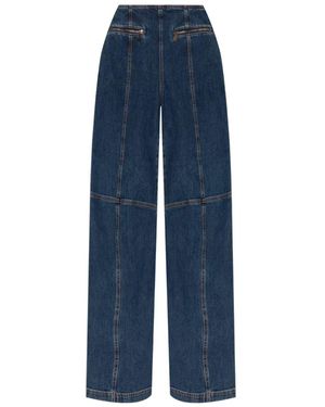 Etro Jeans With Slits On The Legs - Blue