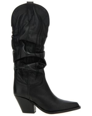 Sonora Boots 'Ruidoso Slouchy' Boots - Black