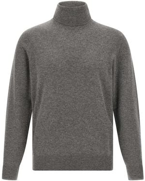 Brunello Cucinelli 'Turtleneck' Sweater - Gray