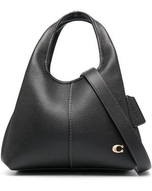 COACH Lana 23 Leather Hobo Bag - Black