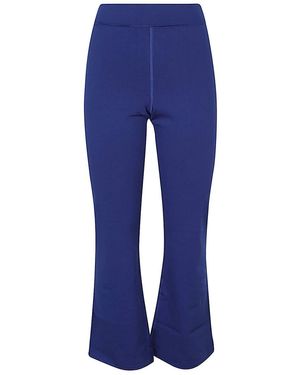 Liviana Conti Flared Cropped Pants - Blue