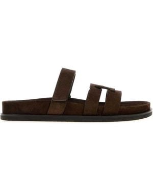 Tory Burch Slippers - Brown