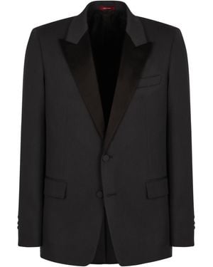 Gucci Stretch Wool Two-Pieces Suit - Black