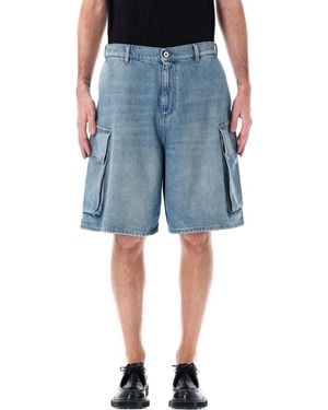 JW Anderson Cargo Denim Shorts - Blue