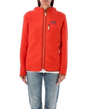 Patagonia Retro Pile Hoodie - Red