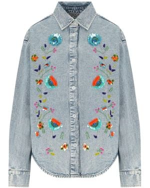 Essentiel Antwerp Icksonville Denim Shirt - Blue