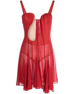 Nensi Dojaka Dresses - Red