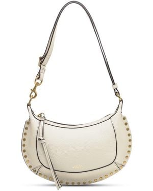 Isabel Marant Oskan Moon Gz Shoulder Bag - White