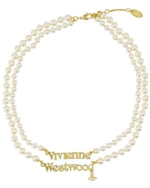 Vivienne Westwood Amelia Necklace - Metallic