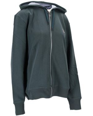 Paul Smith Reg Fit Zip Hoody Zebra - Blue